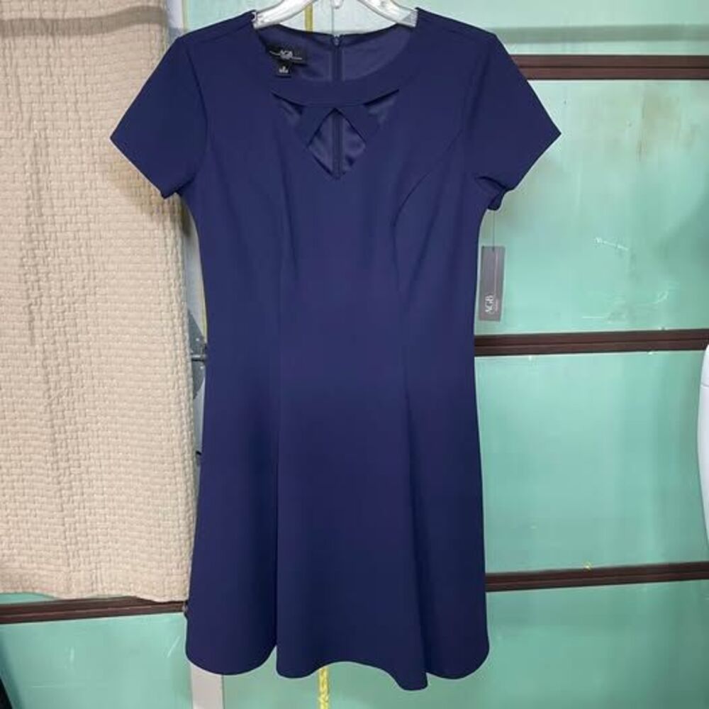 AGB Navy Blue Dress Size 6 New